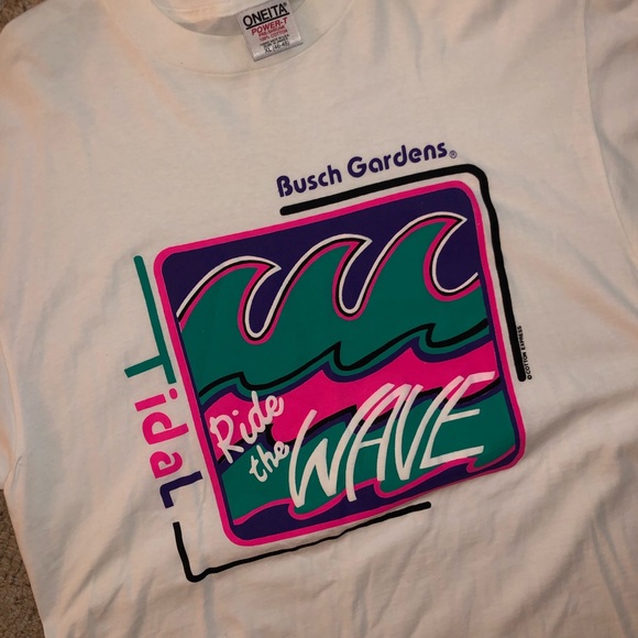 VTG single stitched Busch Gardens theme park tee - Picture 4 of 4